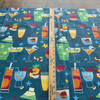 Blue BLEU 001 | Medium/Heavyweight Laminate, Broadcloth Fabric | Home Decor Fabric | 61" Wide