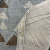 PKL Studio Nomadic Triangle Linen Seaglass | Medium/Heavyweight Linen Fabric | Home Decor Fabric | 54" Wide