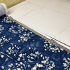 PKL Studio Gossmer Branch Duck Indigo | Medium Weight Duck Fabric | Home Decor Fabric | 54" Wide