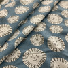 EXCLUSIVE Premier Prints Lazy Lion Cotton Duck Baby Blue | Medium Weight Duck Fabric | Home Decor Fabric | 54" Wide
