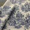 Waverly Rustic Life Toile Indigo | Medium Weight Duck Fabric | Home Decor Fabric | 54" Wide