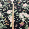 Williamsburg Garden Images Noir | Lightweight Duck Fabric | Home Decor Fabric | 54" Wide