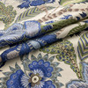 P Kaufmann Mayleen Basketweave Peacock | Lightweight Basketweave Fabric | Home Decor Fabric | 54" Wide