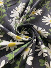 Novogratz Endless Daisies Midsummer Night | Medium Weight Duck Fabric | Home Decor Fabric | 54" Wide