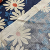 Novogratz Endless Daisies Blue Mood | Medium Weight Duck Fabric | Home Decor Fabric | 54" Wide