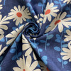 Novogratz Endless Daisies Blue Mood | Medium Weight Duck Fabric | Home Decor Fabric | 54" Wide