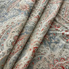 PKL Studio Sultan's Paisley Twill Ember | Lightweight Twill Fabric | Home Decor Fabric | 54" Wide