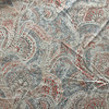 PKL Studio Sultan's Paisley Twill Ember | Lightweight Twill Fabric | Home Decor Fabric | 54" Wide