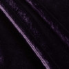 Rayon/Silk Blend Vintage Velvet Dark Purple | Medium Weight Velvet Fabric | Home Decor Fabric | 50" Wide