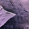 Rayon/Silk Blend Vintage Velvet Dark Purple | Medium Weight Velvet Fabric | Home Decor Fabric | 50" Wide