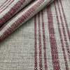 Hobie Stripe Linen Berry Berry | Heavyweight Linen Fabric | Home Decor Fabric | 54" Wide