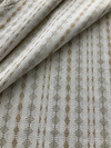 Laura & Kiran Danish Stripe Woven Jacquard Stone | Medium Weight Jacquard Fabric | Home Decor Fabric | 54" Wide