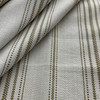Laura & Kiran Farmhouse Stripe Woven Gold/Flax | Medium/Heavyweight Basketweave Fabric | Home Decor Fabric | 54" Wide