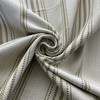 Laura & Kiran Farmhouse Stripe Woven Gold/Flax | Medium/Heavyweight Basketweave Fabric | Home Decor Fabric | 54" Wide