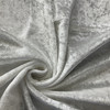 72" Shadow Crushed Velvet White | Medium/Heavyweight Velvet Fabric | Home Decor Fabric | 72" Wide