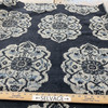 Swavelle Gathering Chenille Jacquard Prussian | Very Heavyweight Jacquard, Chenille Fabric | Home Decor Fabric | 58" Wide