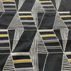 tfa Grand Scheme Embroidered Onyx | Medium/Heavyweight Duck Fabric | Home Decor Fabric | 54.75" Wide