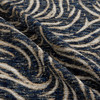 tfa To The Touch Chenille Jacquard Navy | Very Heavyweight Chenille, Jacquard Fabric | Home Decor Fabric | 56" Wide