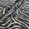 tfa To The Touch Chenille Jacquard Navy | Very Heavyweight Chenille, Jacquard Fabric | Home Decor Fabric | 56" Wide