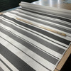Performatex Clean Stripe Outdoor Woven Grey | Heavyweight Jacquard, Outdoor Fabric | Home Decor Fabric | 54" Wide