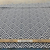 Terrasol Oasis Outdoor Jacquard Navy | Medium/Heavyweight Outdoor, Jacquard Fabric | Home Decor Fabric | 54" Wide