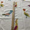 tfa Birds Of A Feather Embroidered Carnival | Medium/Heavyweight Duck Fabric | Home Decor Fabric | 54.5" Wide