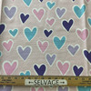 Premier Prints Paper Hearts Cotton Duck Bella | Medium Weight Duck Fabric | Home Decor Fabric | 54" Wide