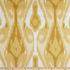 Lacefield Designs Uzbek Ikat Basketweave Gold | Medium/Heavyweight Basketweave Fabric | Home Decor Fabric | 54" Wide