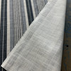 Waverly Long Hill Stripe Basketweave Charcoal | Medium/Heavyweight Basketweave Fabric | Home Decor Fabric | 54" Wide