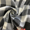 Painterly Plaid Ebony | Outdoor Home Decor Fabric | Black and White | Waterproof | PKL Studio | 54" Wide
