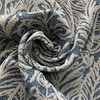 PKL Studio Climbing Leaves Woven Jacquard Indigo | Very Heavyweight Woven, Jacquard Fabric | Home Decor Fabric | 55" Wide