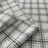 PKL Studio Glendale Plaid Chenille Domino | Medium/Heavyweight Basketweave, Chenille Fabric | Home Decor Fabric | 54" Wide