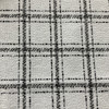 PKL Studio Glendale Plaid Chenille Domino | Medium/Heavyweight Basketweave, Chenille Fabric | Home Decor Fabric | 54" Wide