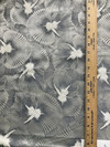 PKL Studio Fleurine Jacquard Pewter | Medium Weight Jacquard Fabric | Home Decor Fabric | 54" Wide