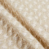 PKL Studio Crest Haven Embroidery Woven Dune | Heavyweight Duck Fabric | Home Decor Fabric | 54" Wide