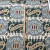 PKL Studio Connoisseur Byzantium Ikat Duck Teal | Medium Weight Duck Fabric | Home Decor Fabric | 54" Wide