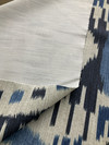 PKL Studio Connoisseur Byzantium Ikat Duck Indigo | Medium Weight Duck Fabric | Home Decor Fabric | 54" Wide