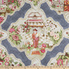 P Kaufmann Connoisseur Teahouse Toile Duck Raven | Medium Weight Duck Fabric | Home Decor Fabric | 54" Wide