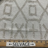 Swavelle Narny Recycled Jacquard Sand | Medium/Heavyweight Jacquard Fabric | Home Decor Fabric | 56" Wide