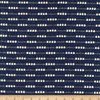 Swavelle Reason Recycled Basketweave Navy | Very Heavyweight Basketweave Fabric | Home Decor Fabric | 55" Wide