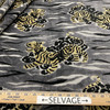 tfa Zen Master Embroidered Velvet Slate | Very Heavyweight Velvet Fabric | Home Decor Fabric | 56" Wide
