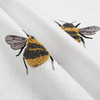 tfa Busy Bee Embroidered Slub Duck Honey | Medium/Heavyweight Duck Fabric | Home Decor Fabric | 54" Wide