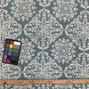 Bella Dura Home Performance Outdoor Mallorca Turquoise | Home Decor Fabric | 56" Wide