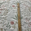 Swavelle Embroidered Herbalist Floral Woven Spa | Medium Weight Woven Fabric | Home Decor Fabric | 51" Wide