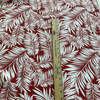 Comersan Fabrics Acuario Duck Red/White | Lightweight Duck Fabric | Home Decor Fabric | 55" Wide