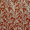 Comersan Fabrics Manglar Duck Orange/White | Lightweight Duck Fabric | Home Decor Fabric | 55" Wide
