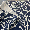 Comersan Fabrics Manglar Duck Navy/White | Lightweight Duck Fabric | Home Decor Fabric | 55" Wide
