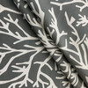 Gray/White Comersan Fabrics Manglar Duck Grey/White | Lightweight Duck Fabric | Home Decor Fabric | 55" Wide