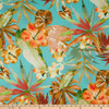 Comersan Fabrics Miami Duck Blue/Orange | Lightweight Duck Fabric | Home Decor Fabric | 55" Wide