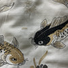 Claridge Home Koi Embroidered Woven Linen | Medium Weight Basketweave Fabric | Home Decor Fabric | 54" Wide